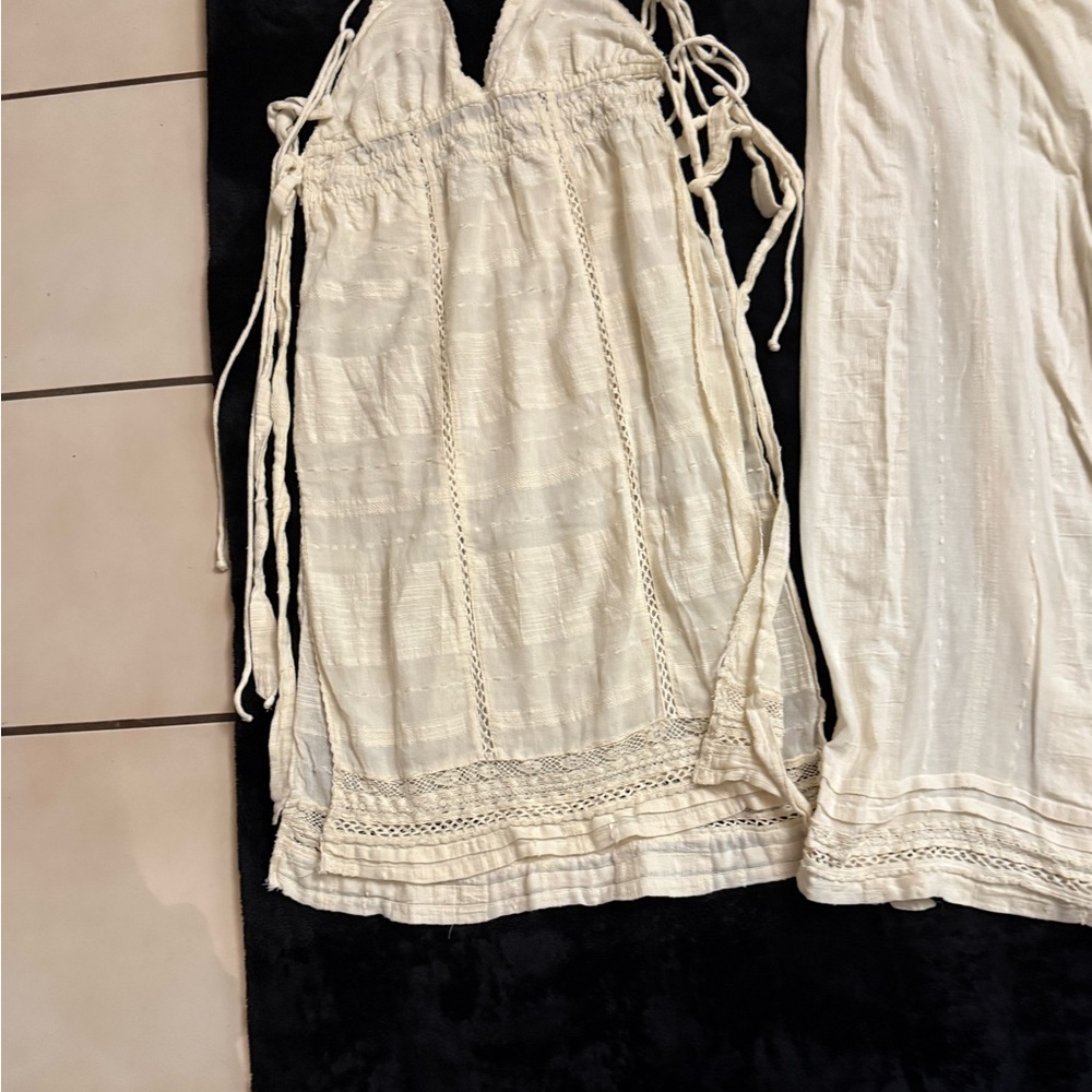 Elegant Cream Pantsuit for Women - Picture 6 of 10
